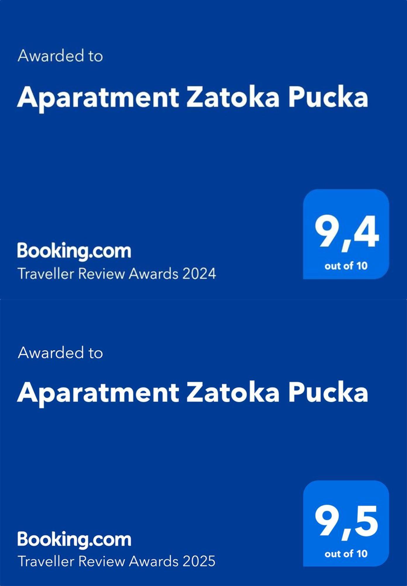 Aparatment Zatoka Pucka Eksteriør billede